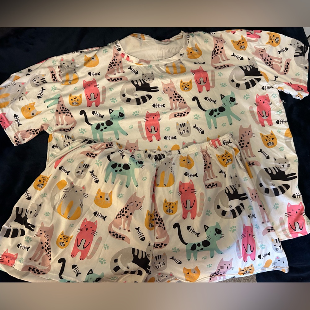 Cat Pajama Set